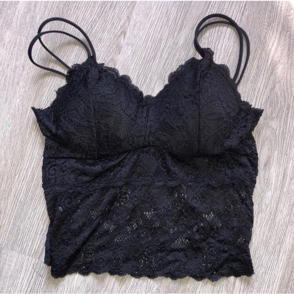 Black lace top